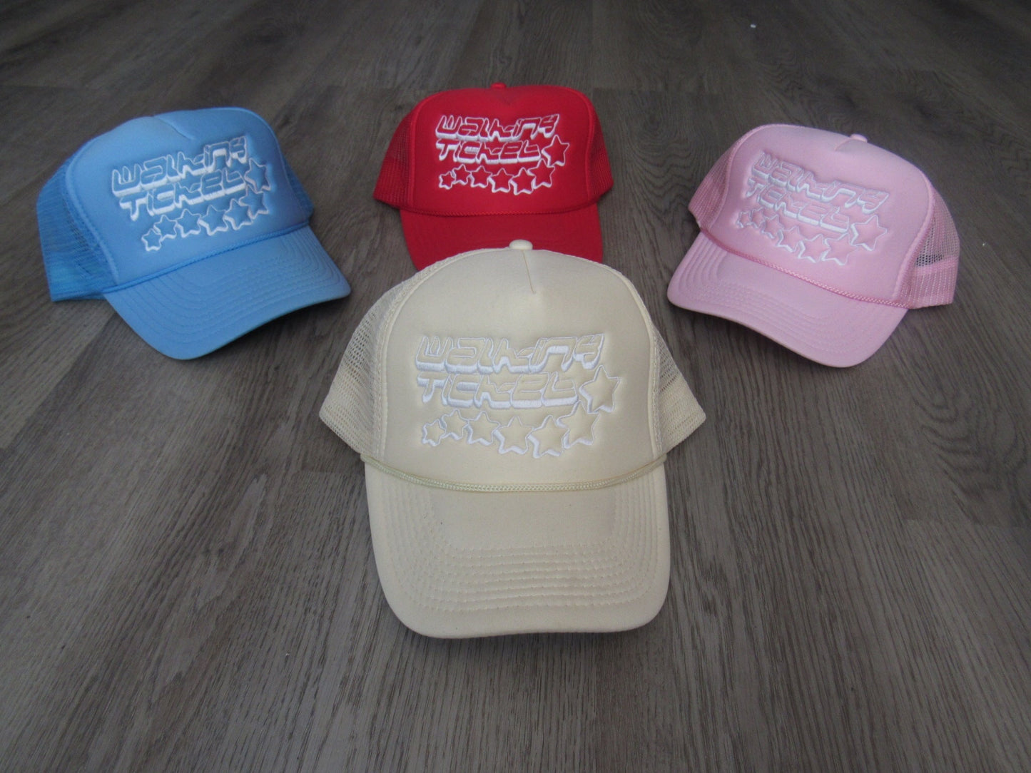 "Shooting Star" V.2 Collection Apparel & Accessories Walking Ticket Clothing Cream/White