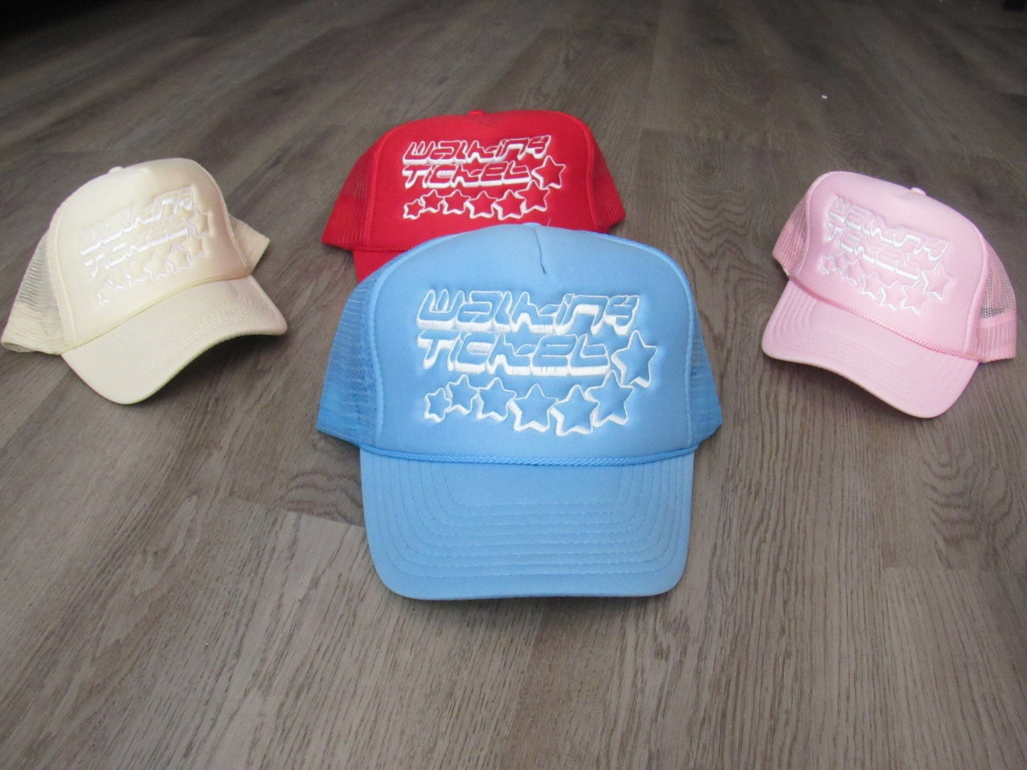 "Shooting Star" V.2 Collection Apparel & Accessories Walking Ticket Clothing Light Blue/White