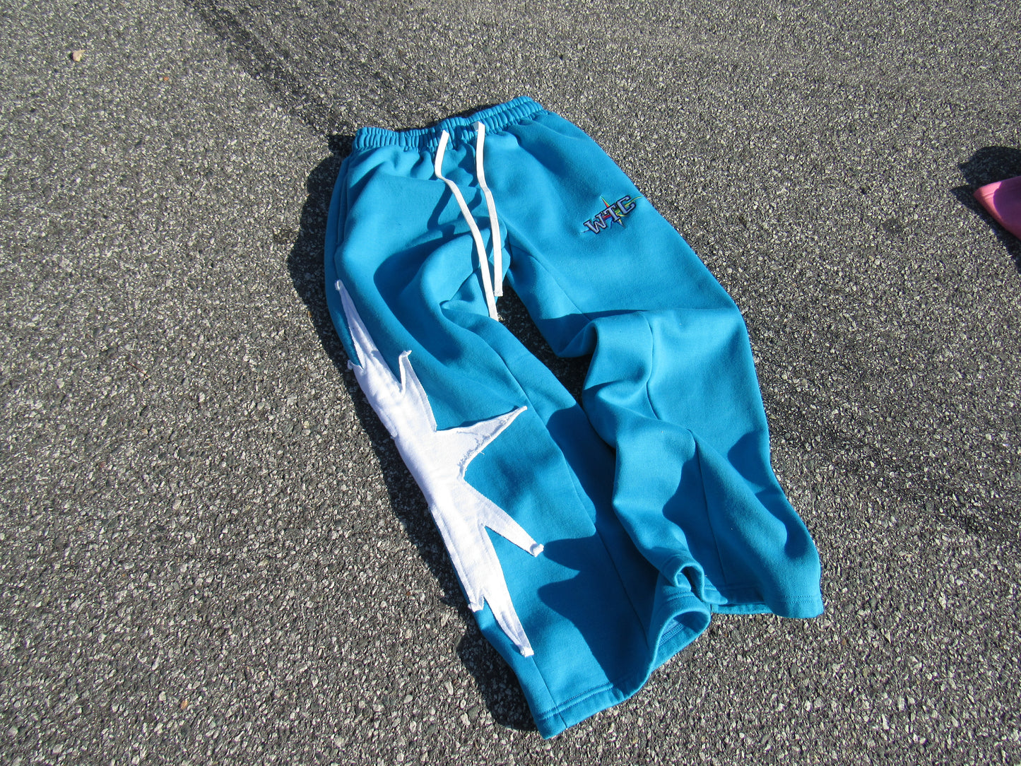 Electric Blue “Signature Star” Sweatpants