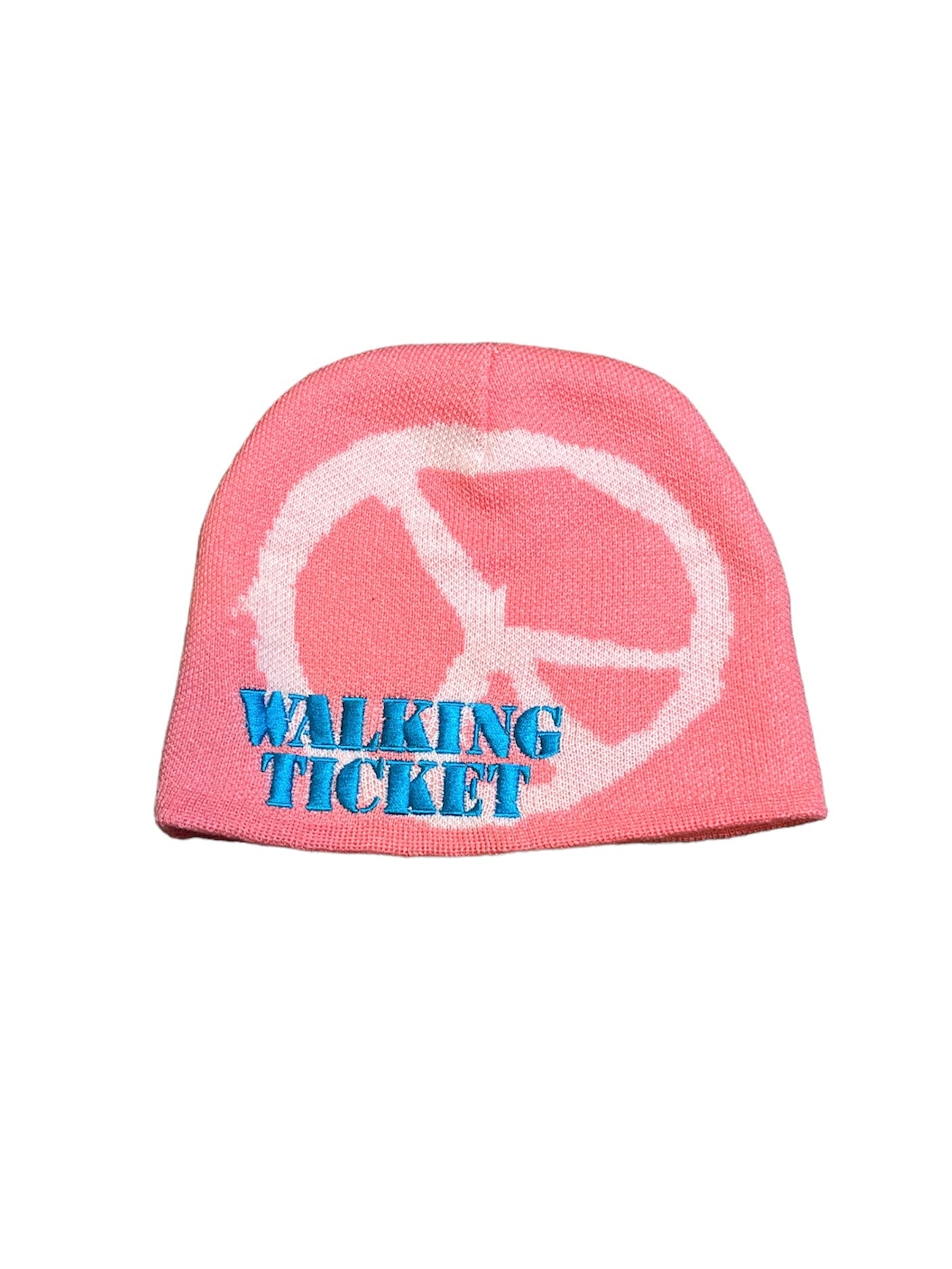 “Peace of mind” beanie Walking Ticket Co. Pink/Blue 